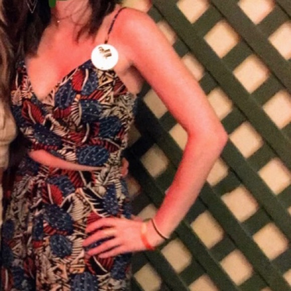 Lulus Two piece jumpsuit with floral print -XS - Picture 1 of 6